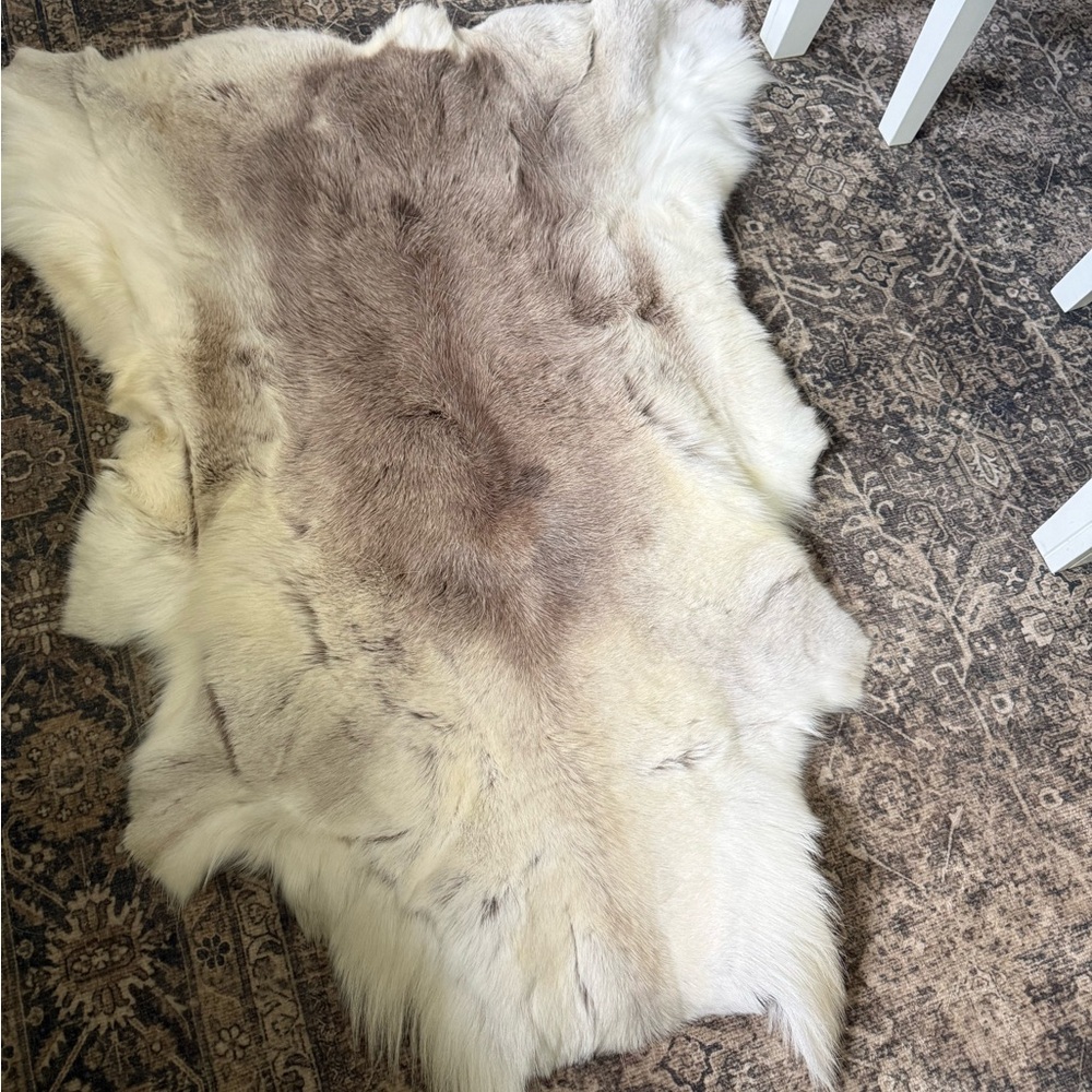 Scandinavian reindeer rug